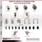 Service Caster 3 Inch 316SS High Temp Glass Filled Nylon 3/8 Inch Threaded Stem Caster Brake SCC-SS316TS20S314-GFNSHT-TLB-381615 - alternate 3
